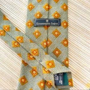 E Zegna silk tie